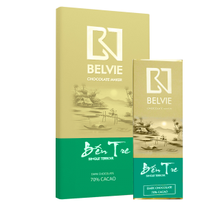 Socola đen Bến Tre  (Giải thưởng Bạc 2019) - Socola Belvie - Công Ty TNHH SX TM Belvie Chocolate